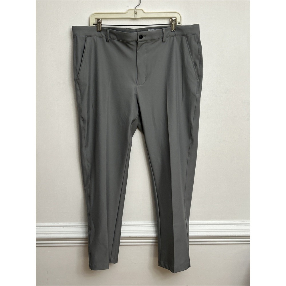 Greg Norman Golf Pants Men's 38x30 Gray Dress Stretch Athletic Athleisure